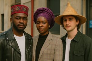 African hat style
